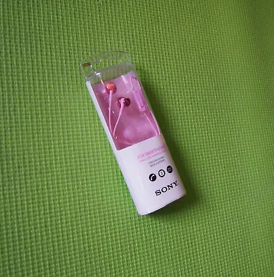 $48.88 • Buy Sony MDR-EX155AP In-Ear Earbud Headphones With Mic For Phone Calls - Light Pink