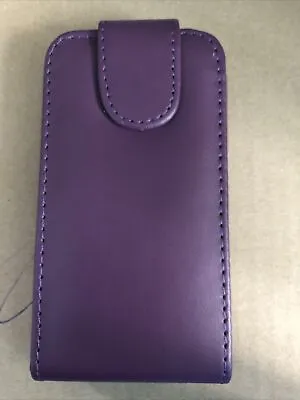 Samsung Magnetic Flip Case Galaxy Ace 2 I8160 Purple With Screen Protector • £3.49