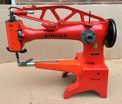 Singer 29k71 Walking Foot Antique Industrial Leather Patcher Machine • £450