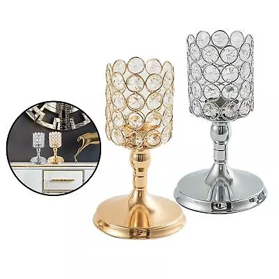 Sparkling Crystal Votive Tealight Holders Wedding Centerpieces Decoration • £13.40