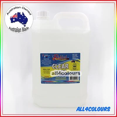 $33.50 • Buy 5L OZ Made NON TOXIC CLEAR GUM Water Based Adhesive For SLIME Non Staining