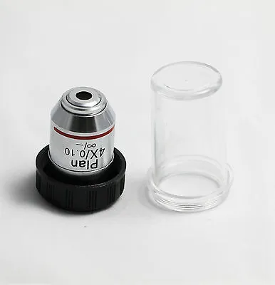 $39 • Buy 4X Infinity Plan Achromatic Microscope Objective For Olympus Zeiss Leica DM