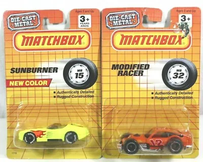 MATCHBOX 1:64 Vintage 1992 MOTORCITY MB 15 & 1990 CAR WASH MB 32 Unopened MINT • $10.62