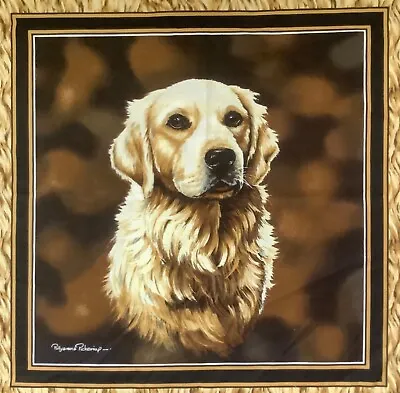Golden Labrador Dog Cushion Panel • £3.50