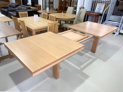 $2500 • Buy TB63 - Tasmanian Oak Extendable Dining Table - Australian Made 