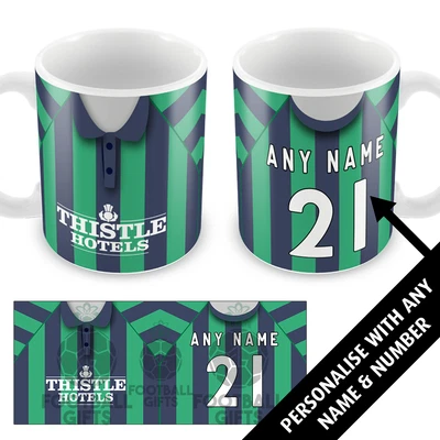 £8.99 • Buy Leeds 1994 Retro Away Shirt Kit Personalised Printed Mug Cup Unofficial Utd
