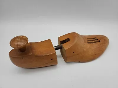 Vintage Wooden Shoe Tree Stretcher Mid Century Decorative Collectible Stamped 3W • $12.99