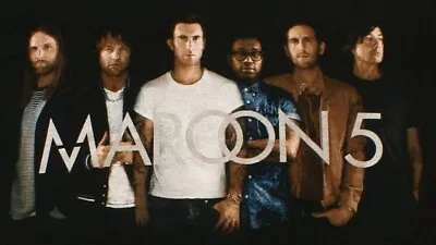 Maroon 5 Adam Levine US North American Concert Tour 2016 Black T-Shirt Sz Small • $11.89
