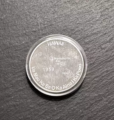 1959 Hawaii Hi Hibiscus Hawaiian Goose Ua Mau Ke Ea O Ka Aina I Ka Pono Coin • $65