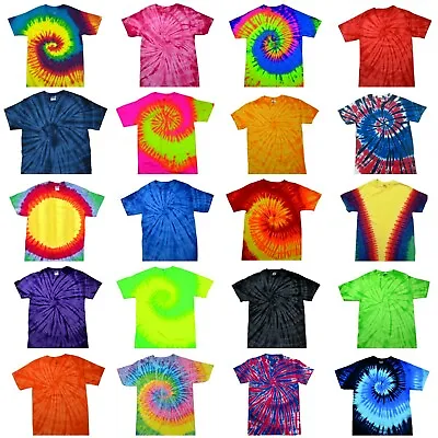£14.75 • Buy Tie Dye T Shirt Top Tee Tye Die Music Festival Hipster Indie Retro Unisex Tshirt