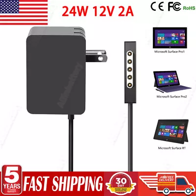 Adapter Charger For Microsoft Surface Pro/Pro 2/RT 10.6 Windows 8 Tablet Adapter • $11.99