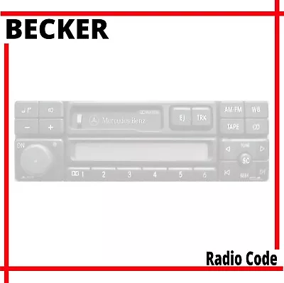 Mercedes Radio Becker Code CLS-Class E-Class Sprinter SL G-Class Truckline W210 • $7.65