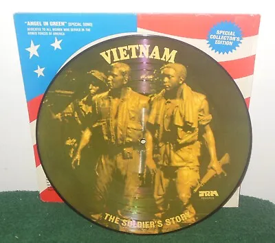 Angel In Green Tribute To Vietnam Veterans Picture Disc - Used Vinyl Lp • $5.99
