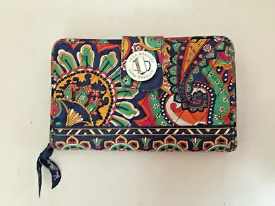 Vera Bradley ~  Venetian Paisley  ~ Turnlock Wallet ~ Preowned • $22.50