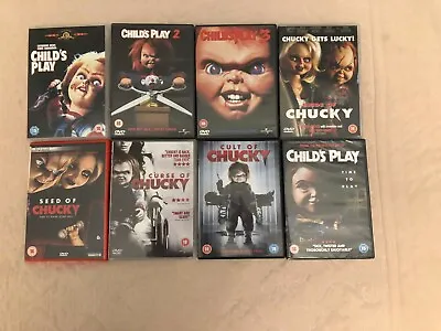 £69.99 • Buy Childs Play 1-8 Dvds Chucky Oop Horror Thriller Rare Complete Collection 