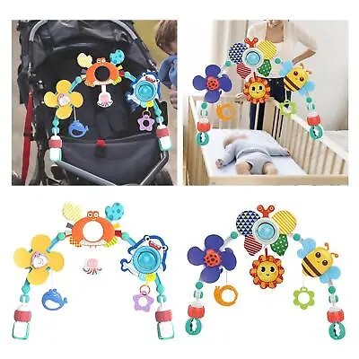 Baby Stroller Arch Toy Sensory Toy For Pram Age 0 3 6 9 12 24 Months Infant • £25.66