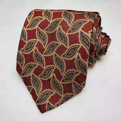 Bert Pulitzer Silk Tie Necktie Ancient Madder Geometrical USA Business Office • $24