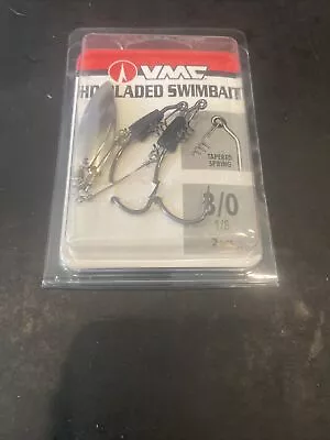 VMC HD Bladed Swimbait Hook 3/0 1/8oz 2pcs • $4.99