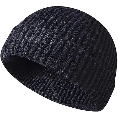 MAIAGO Fisherman Beanie For Men Women Knit Cuff Beanie Cap Short Beanie Hat • $15.32