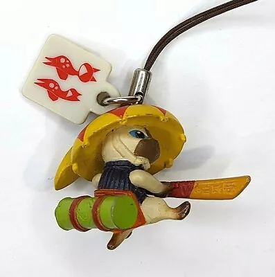 Monster Hunter 1  Airou Palico Felyne Yukumo Armor Sword Figure Keychain Charm • $14