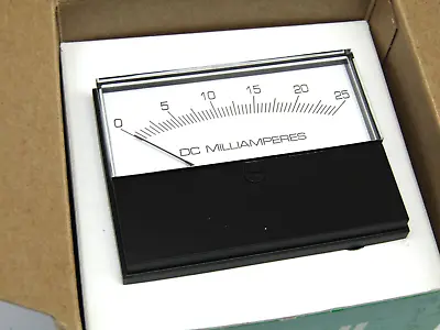 Jewell Modutec 2S-DMA-025 Panel Mount DC Milliamperes Amperage Meter Allied Elec • $30