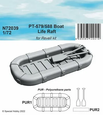$9.59 • Buy CMK 1/72 PT-579/588 Boat Life Raft
