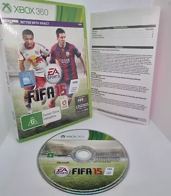 Fifa 15 EA Sports Microsoft Xbox 360 Video Game - Complete W Manual • $9.12