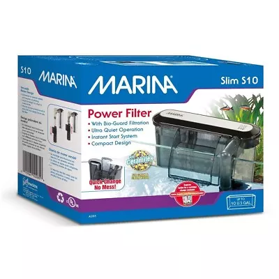 Marina Slim Power Filter S10 Rucksackfilter Aquarium Einhänge- & Hanging • £13.55