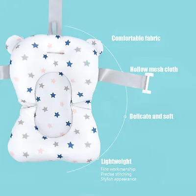 Infant Bath Pillow Elegant Baby Bath Floating Cushion For Newborn For Home • £25.35