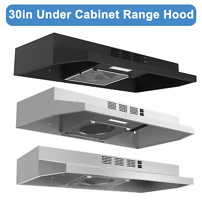 30in Under Cabinet Range Hood 230CFM Ducted/Ductless Kitchen Cook Fan W/LED New • $84.99