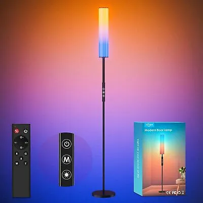 65 Standing Lamp Dimable RGB LED Acrylic Modern Style Living Room Floor Lamp • $54.23