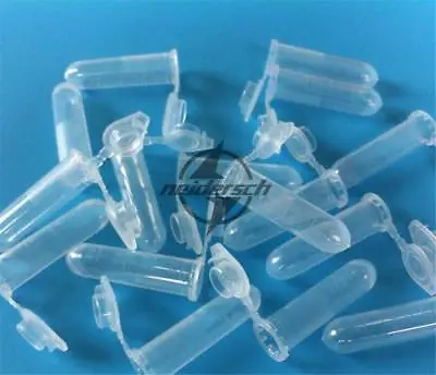 100pcs 2ml Micro Centrifuge Tube Vial Clear Plastic Vials Container Snap • $6.39