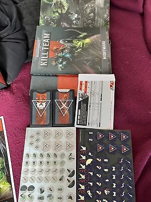 Warhammer 40K Killteam Nightmare Book And Cards • £0.99