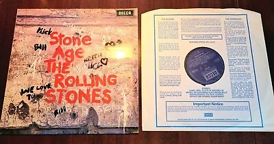 The Rolling Stones - Stone Age Vintage Vinyl LP. British Import 1971 (TESTED) • $11.57