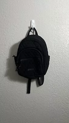 Black Quilted Vera Bradley Mini Backpack • $9.99