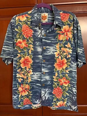 Vintage Duke Kahanamoku  An Hawaiian Original  Shirt SMALL Father Of Surfing  • $39.95