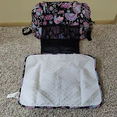 Vera Bradley Stroll Around Diaper Bag With Changing Pad Alpine Floral • $55