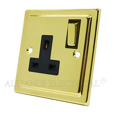 £8.95 • Buy Full Range Victorian Polished Brass Light Switch Socket Outlet Dimmer Electrical