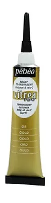 £4.65 • Buy Pebeo Vitrea 160 Outliner Transparent Relief Paste Glass & Metal Paint Painting