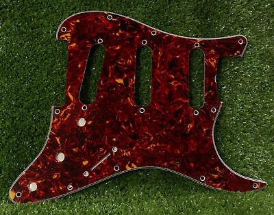 Standard Pickguard For 65 Strat For USA Fender - Brown Celluloid Tortoise Shell • $28.77