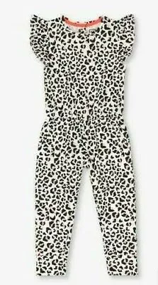 Myleene Klass Girls Baby Jumpsuit MY K Summer Outfit Pink Animal Leopard Print  • £8.95
