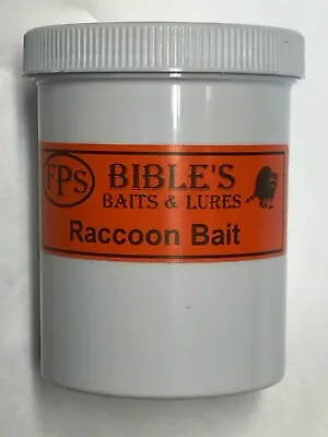 BIBLE'S Raccoon Bait ( 8 Oz.) Bait  Trap DP Trapping Live Trap NEW SALE • $8.15