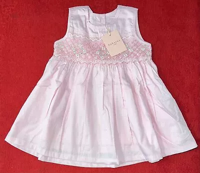 Baby Dress Pink Smocked Designer Baby Clothing Fantastic Quality • £16.09