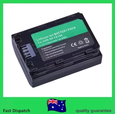 $44.90 • Buy Replacement NP-FZ100 Battery For Sony Alpha A7 A7R A7S Mark 3 4 III IV Camera
