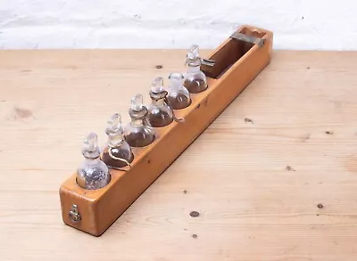 £75 • Buy Early 20th Century Medicine Bottle Drawer With Six Apothecary Bottles