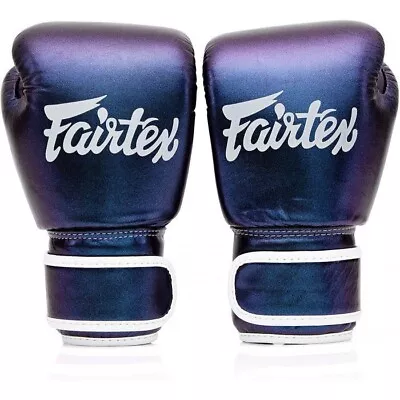 Fairtex BGV12 Muay Thai / Boxing Gloves 16 Oz - Aura Limited Edition - Rare! • $12.50