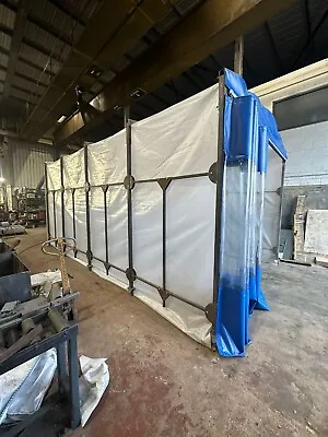 Spray Booth Retractable Spray Booth 2.4m High X 3m Long 3m Wide Custom Made • $3170.54