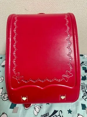 Randoseru Japanese School Bag  Kid's Backpack Minnie Disney Red #5 • £79.80