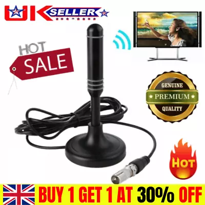 Best Portable TV Antenna Indoor Outdoor Digital HD Freeview Aerial Ariel UK NEW • £8.99
