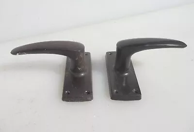 £18 • Buy Vintage Bakelite Lever Door Handles Art Deco Architectural Antique Old 1930's 